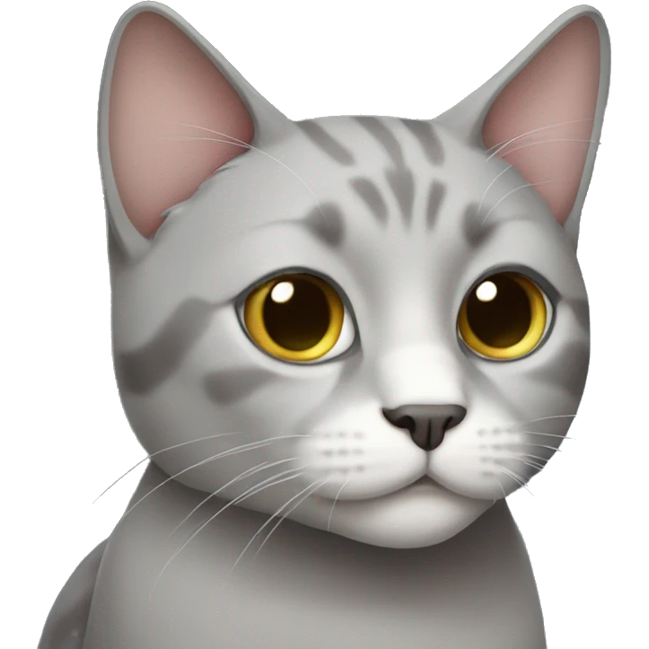 grey cat emoji