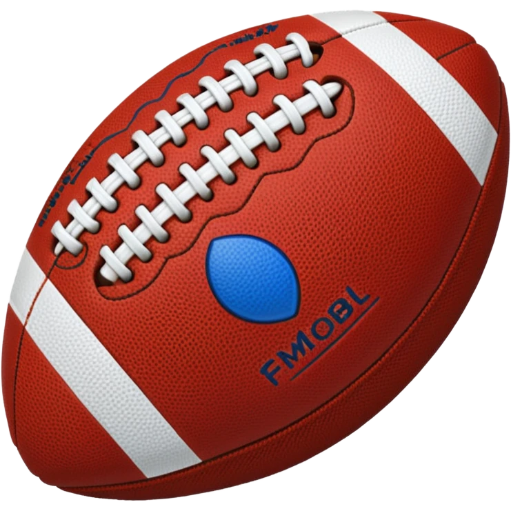 am16 emojisabout american football blue (#00A3E0) and red (#F9423A) emoji