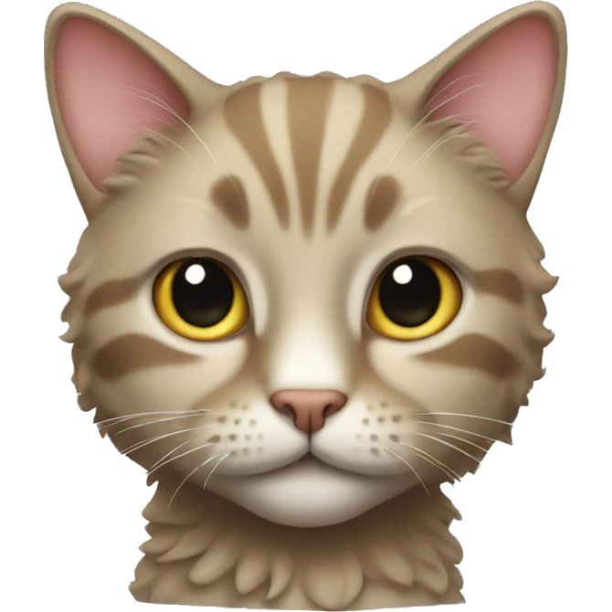 Curly cat emoji