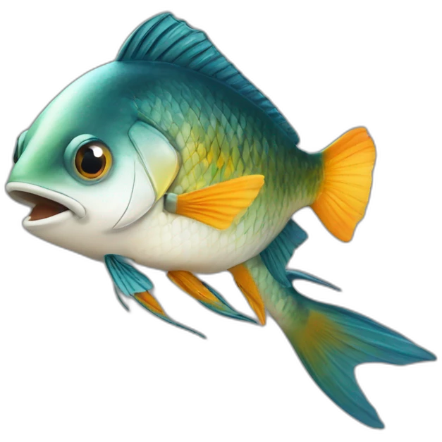 Poisson sur un chameaux emoji