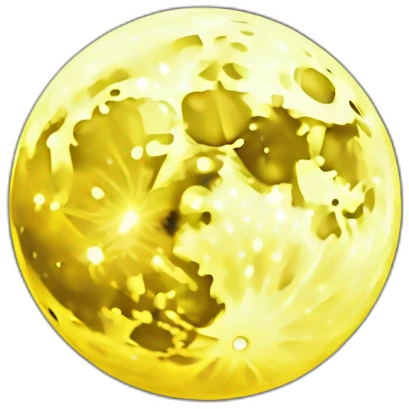 yellow moon emoji