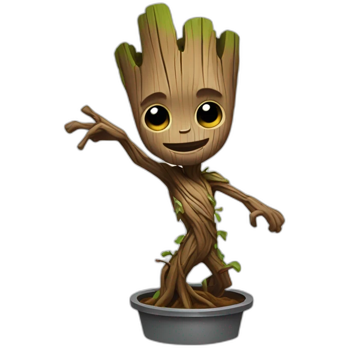 groot dab emoji