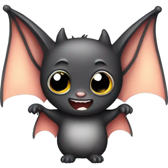 Cute bat emoji