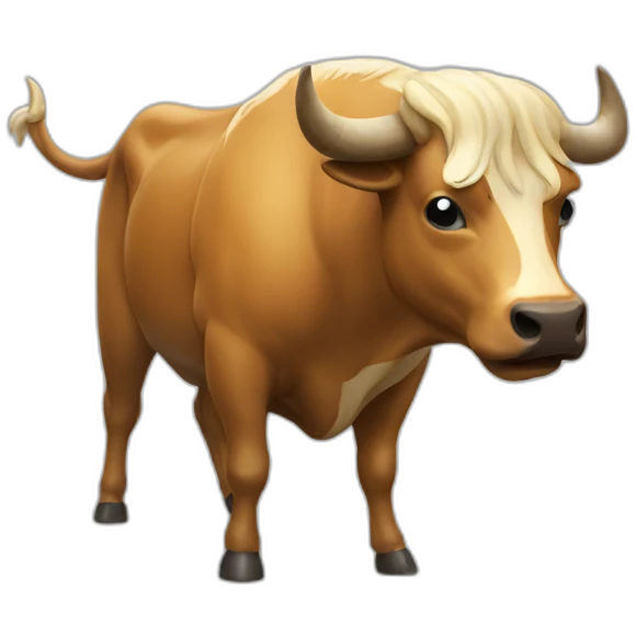 bitcoin bull emoji