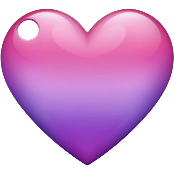 Ombre heart emoji
