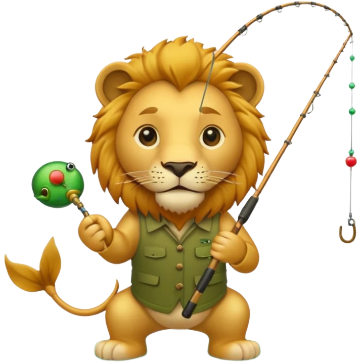 lion fishing emoji