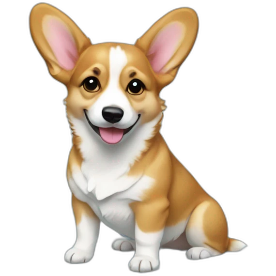 corgi puppy shower emoji