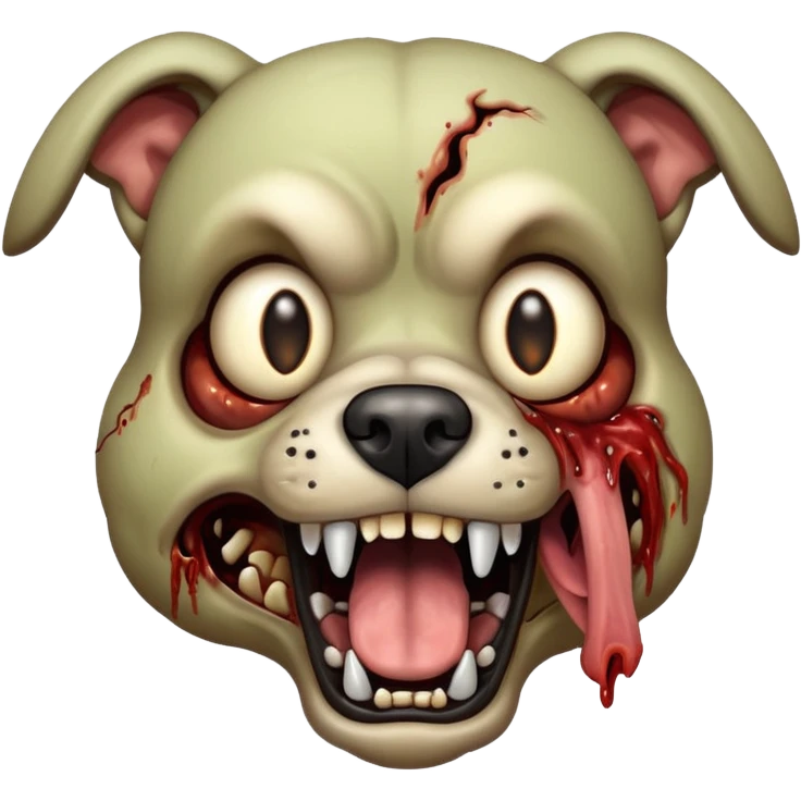 Zombie dog  emoji