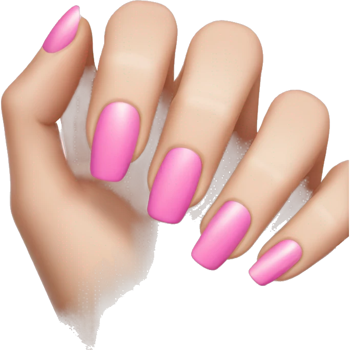 pink manicure emoji
