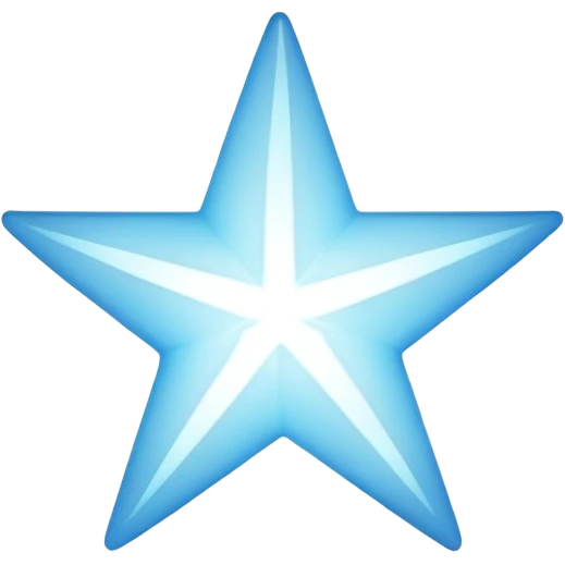 Light blue star emoji