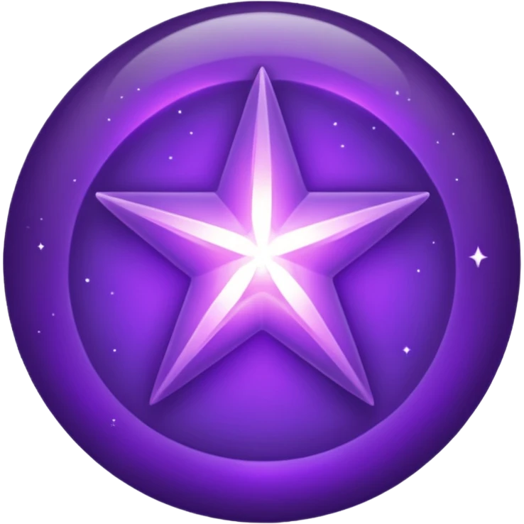 Purple void star that looks ethereal emoji