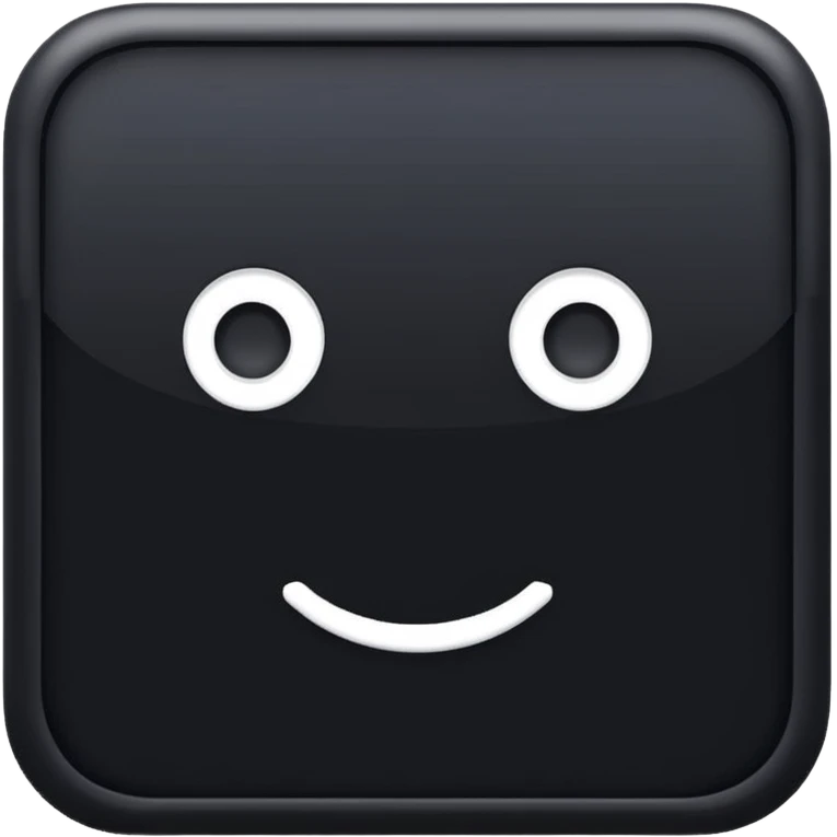 Une noir  emoji