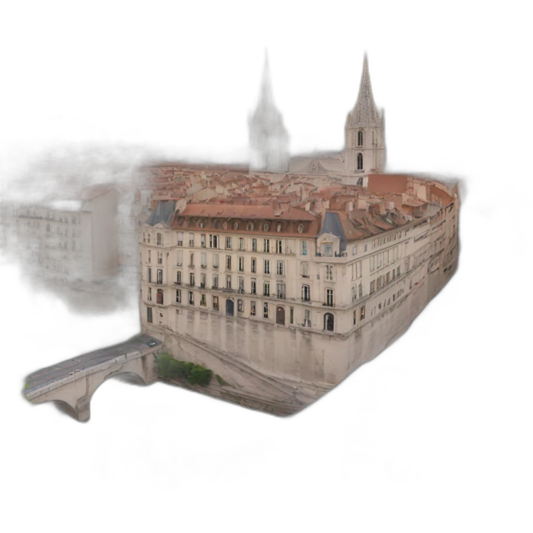 the city of Lyon, France emoji