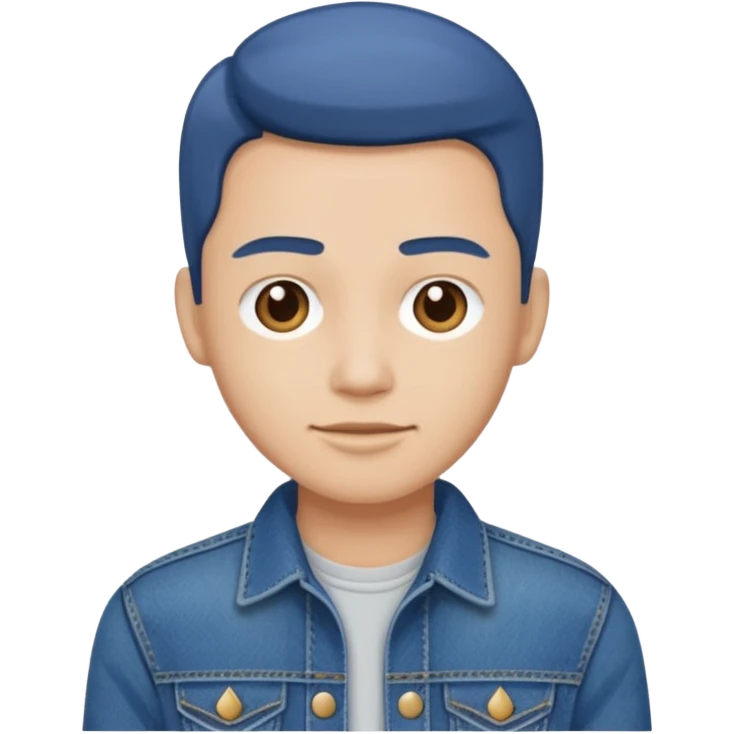 washing deep blue long denim 



 emoji