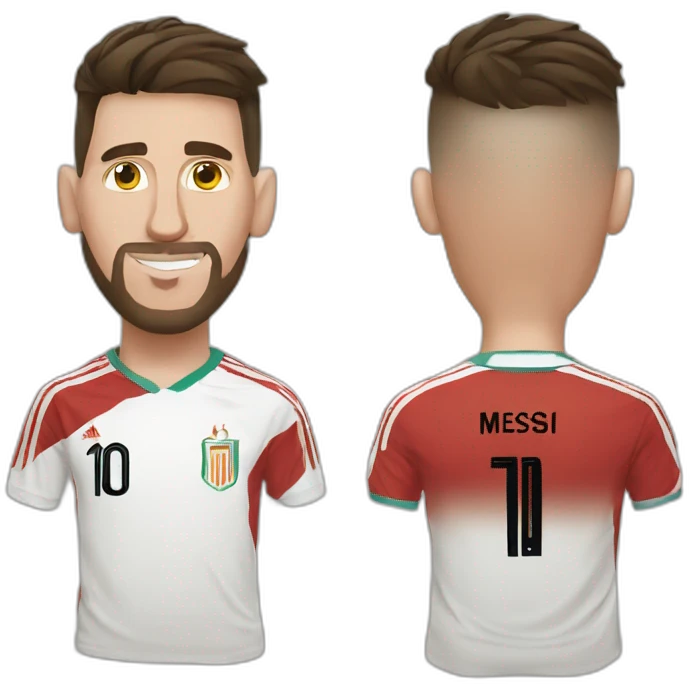 Messi in marocco emoji
