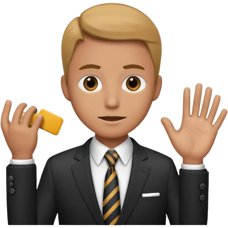 Report to the supervisor emoji