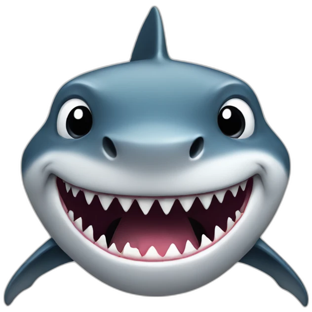shark with an overbite emoji