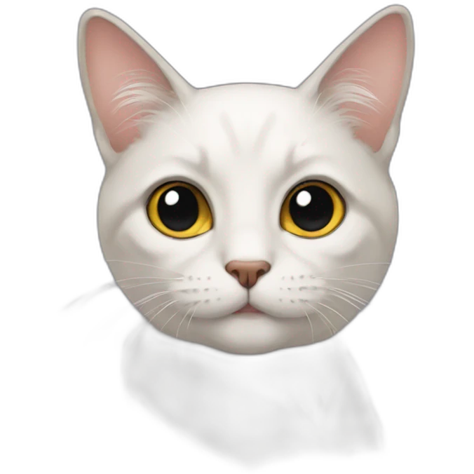Chat qui pet emoji
