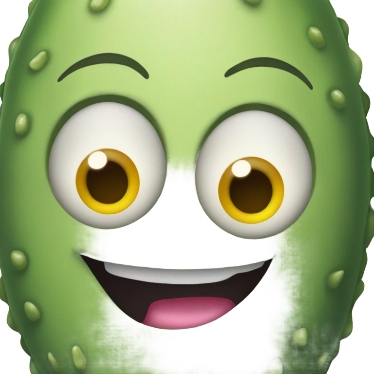 Pickle with a face  emoji