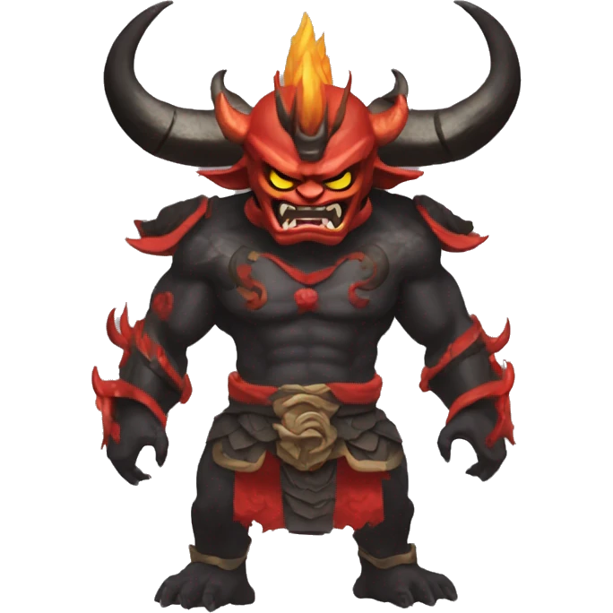 Demonio Japonés Oni en Twitter Twemoji 14.0 emoji
