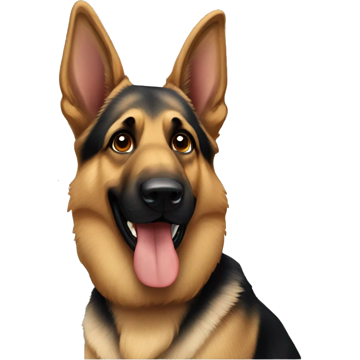 German shepherd  emoji
