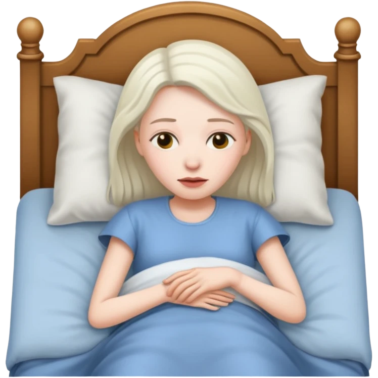 very sick woman emoji