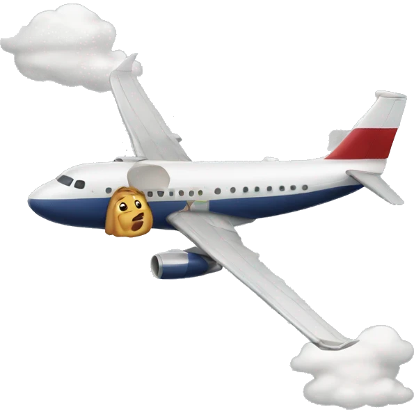 Plane going Georgia to Texas  emoji