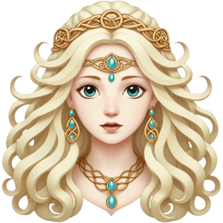 triple spiral goddess freyja emoji