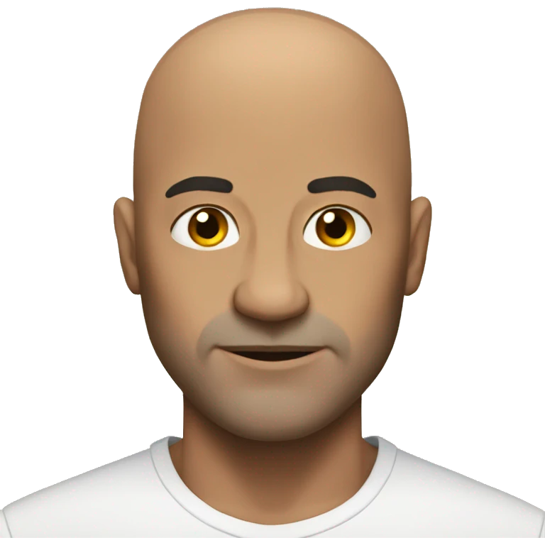 bald strong man emoji