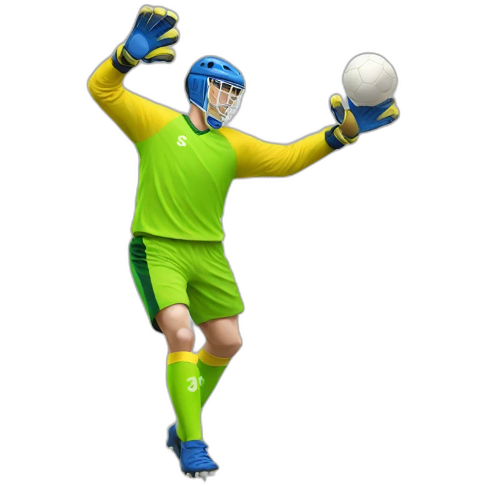 goalkeeper handball emoji
