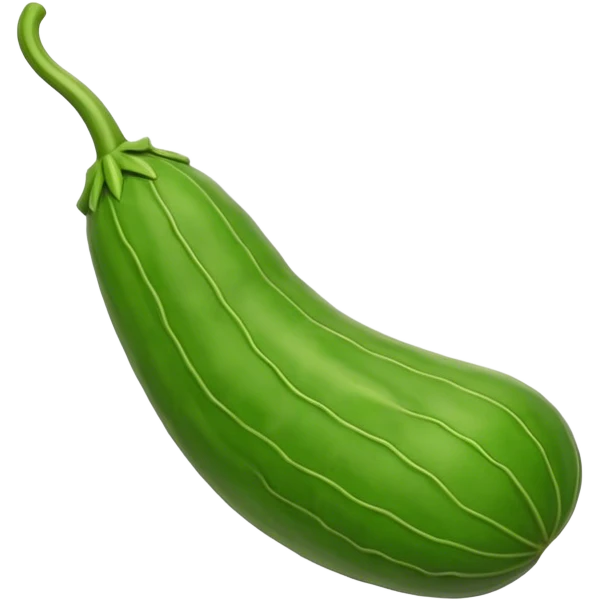 A long bitter gourd emoji