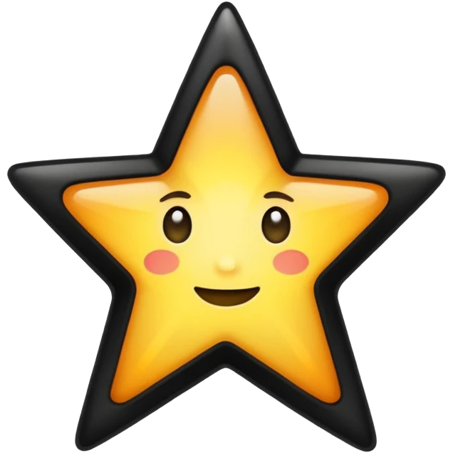 ★☆ - this shows full star and empty star but I want is first half black and second half empty emoji