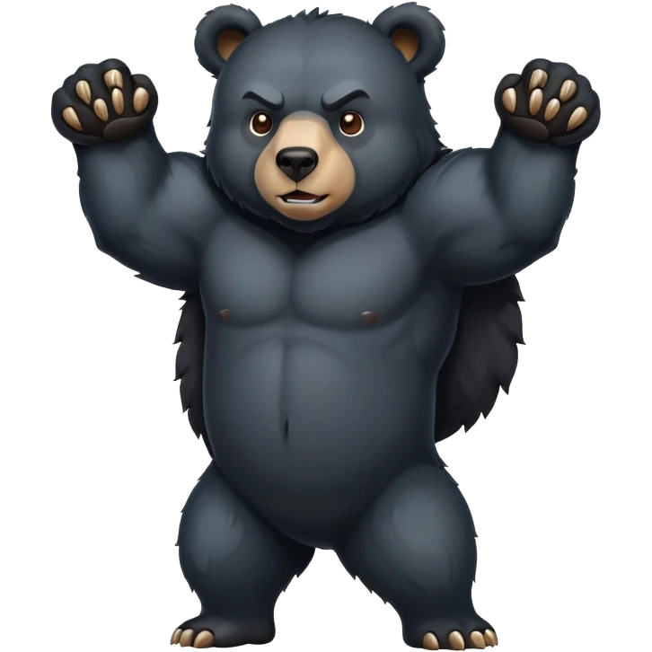 Oso negro emoji