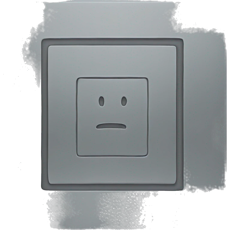 square grey box  emoji
