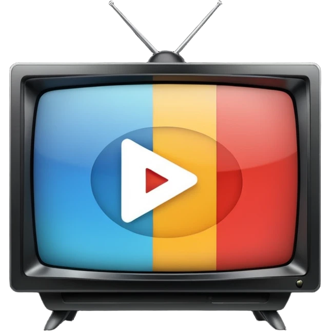 Create an emoji in which it is representing an app like YouTube professional logo of this app but don't make it like YouTube this app name as :- InSights TV emoji