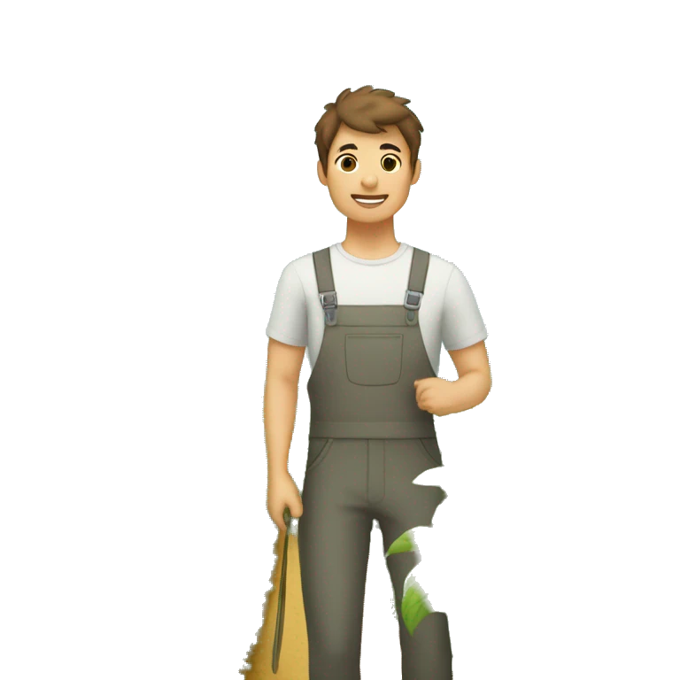 Personne travaillant dans un champs de coton  emoji