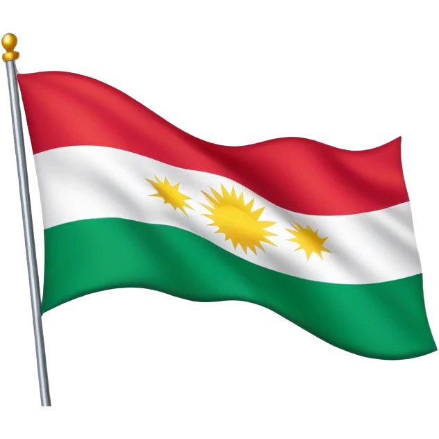 Kurdistan flag emoji