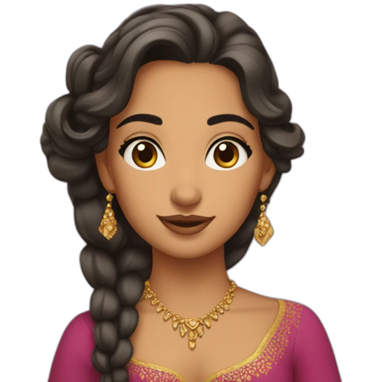 Belle fille marocaine emoji