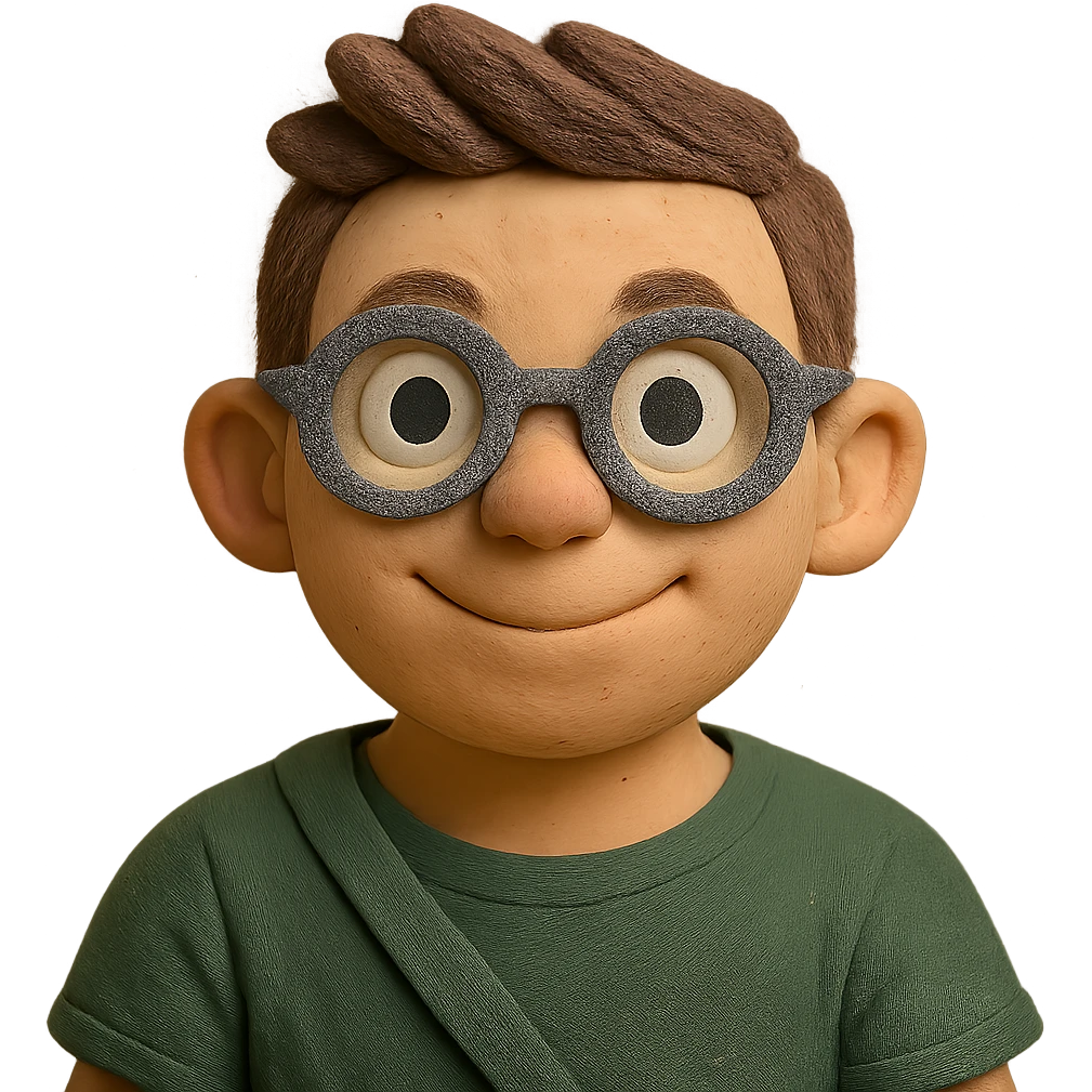 make this claymation portrait emoji look just a little bit younger than the original, but not too young—subtle age reduction, keep the same style emoji