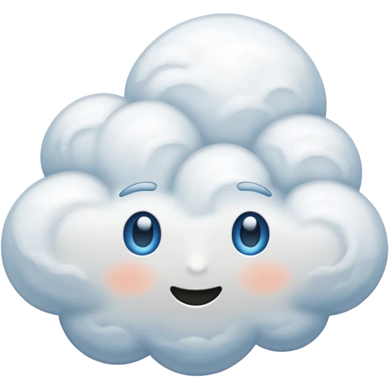 cloud no face emoji