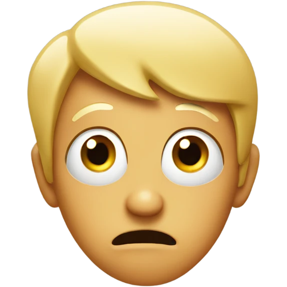 confused and nervous emoji