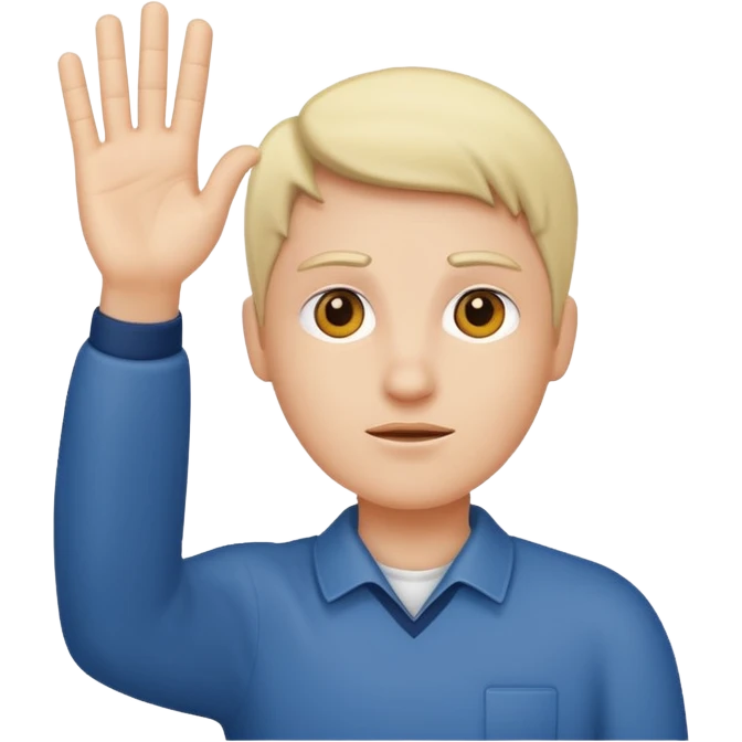  Indifference - lack of interest, concern, or sympathy  - waving hand in a dismissive gesture emoji