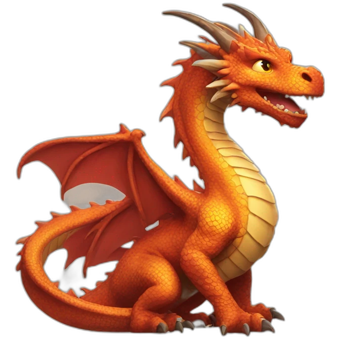 Fantastic dragon emoji