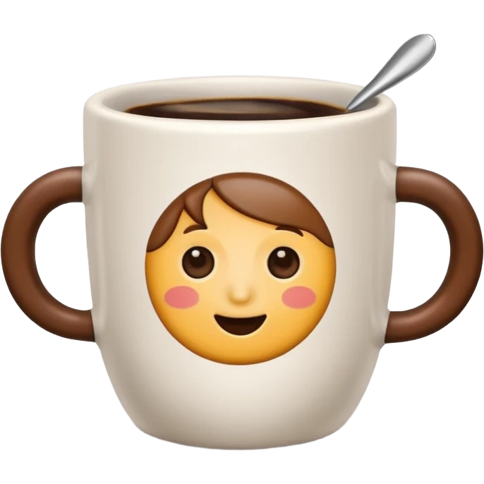 A coffee emoji very small emoji