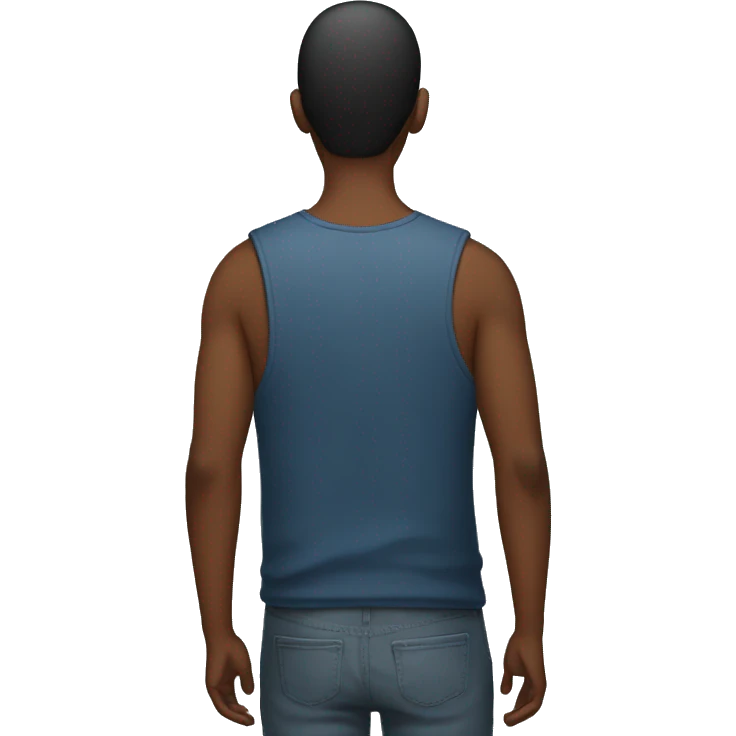 Men with backs emoji