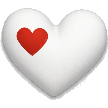 White heart with red bandage  emoji