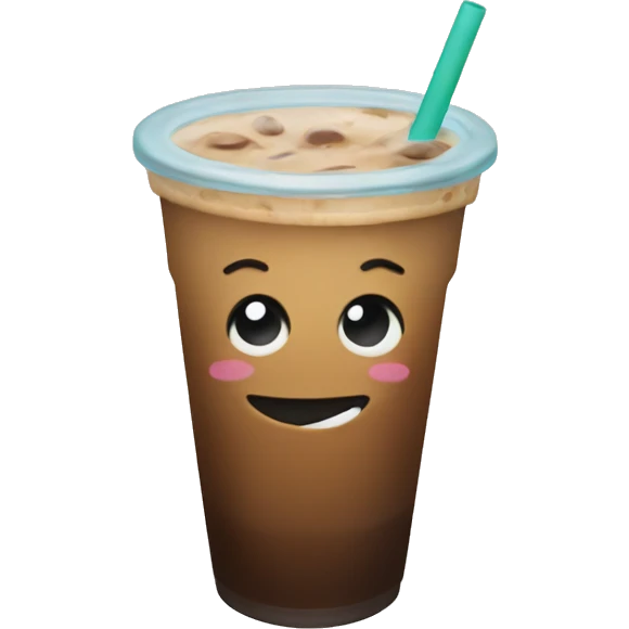 cold iced coffee emoji