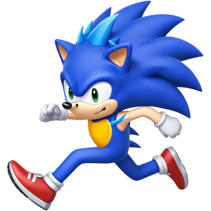 Sonic the hedgehog emoji