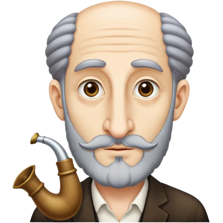Make a Jewish man with yamaka, long nose, and payots emoji