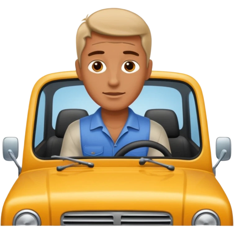 man on vehicle emoji